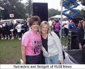 <div>Nutrachris and Bridgett of KUSI News</div>